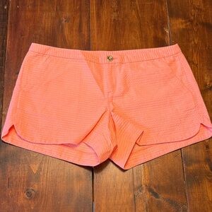 Lilly Pulitzer Coral Shorts Size 6